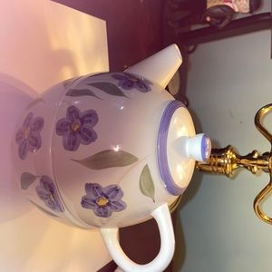 Collectible Teapot with teacup together